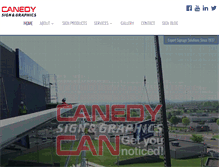 Tablet Screenshot of canedysign.com